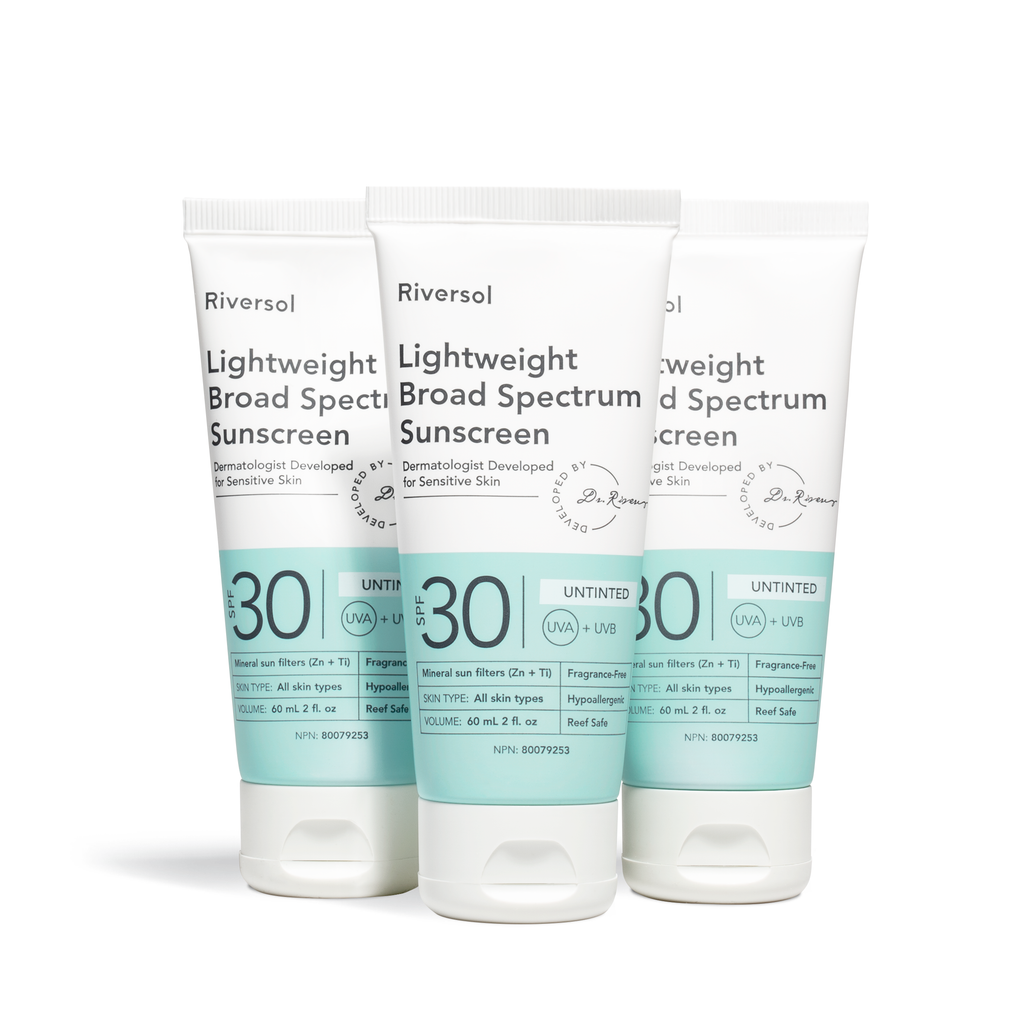 3 Pack of SPF 30 Broad Spectrum Sunscreen