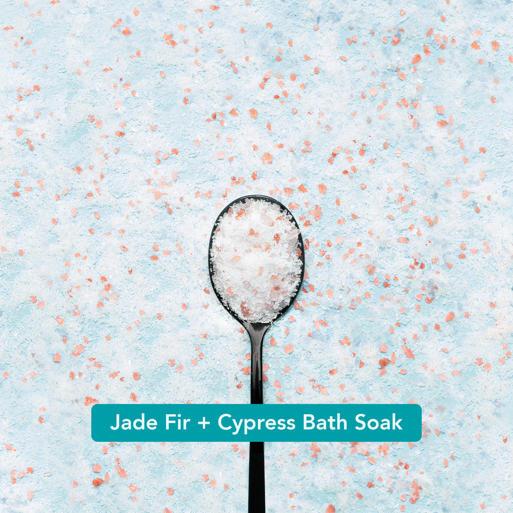 Lavender + Chamomile & Jade Fir + Cypress Bath Soak Duo