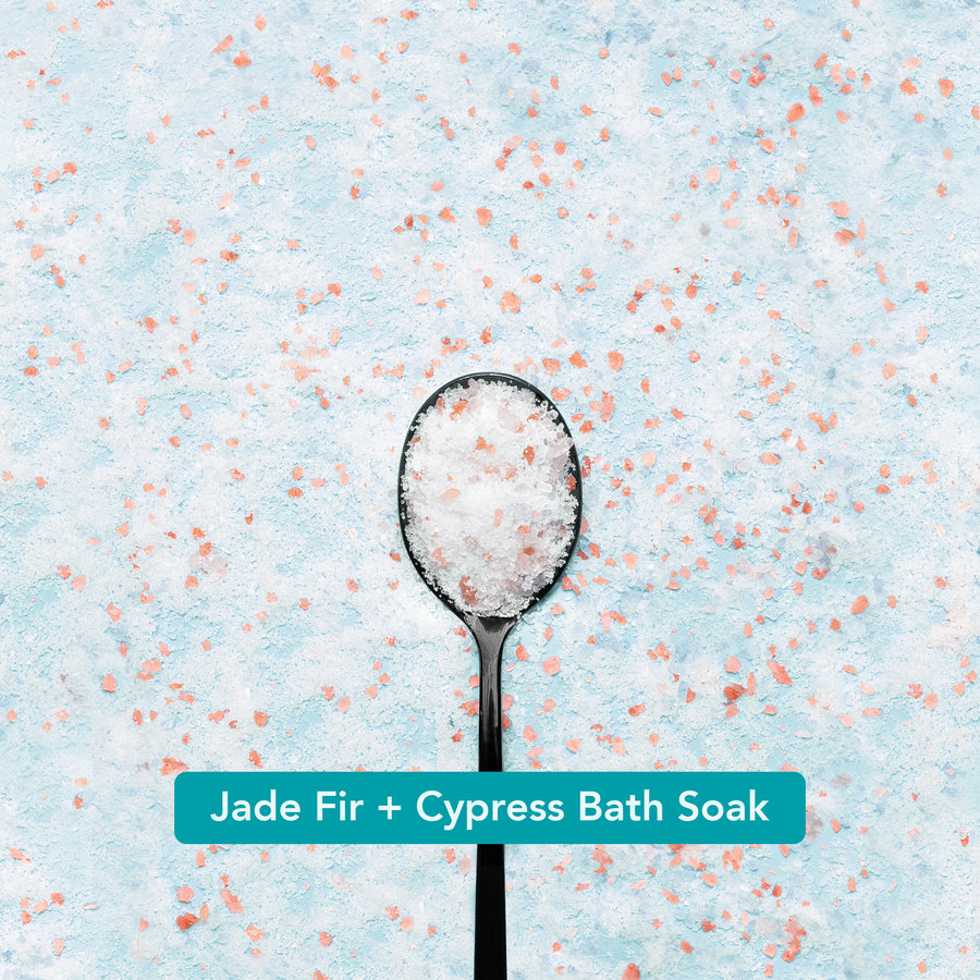 Lavender + Chamomile & Jade Fir + Cypress Bath Soak Duo